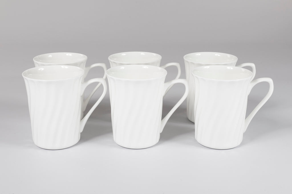 Crescent Set of 6 Mugs